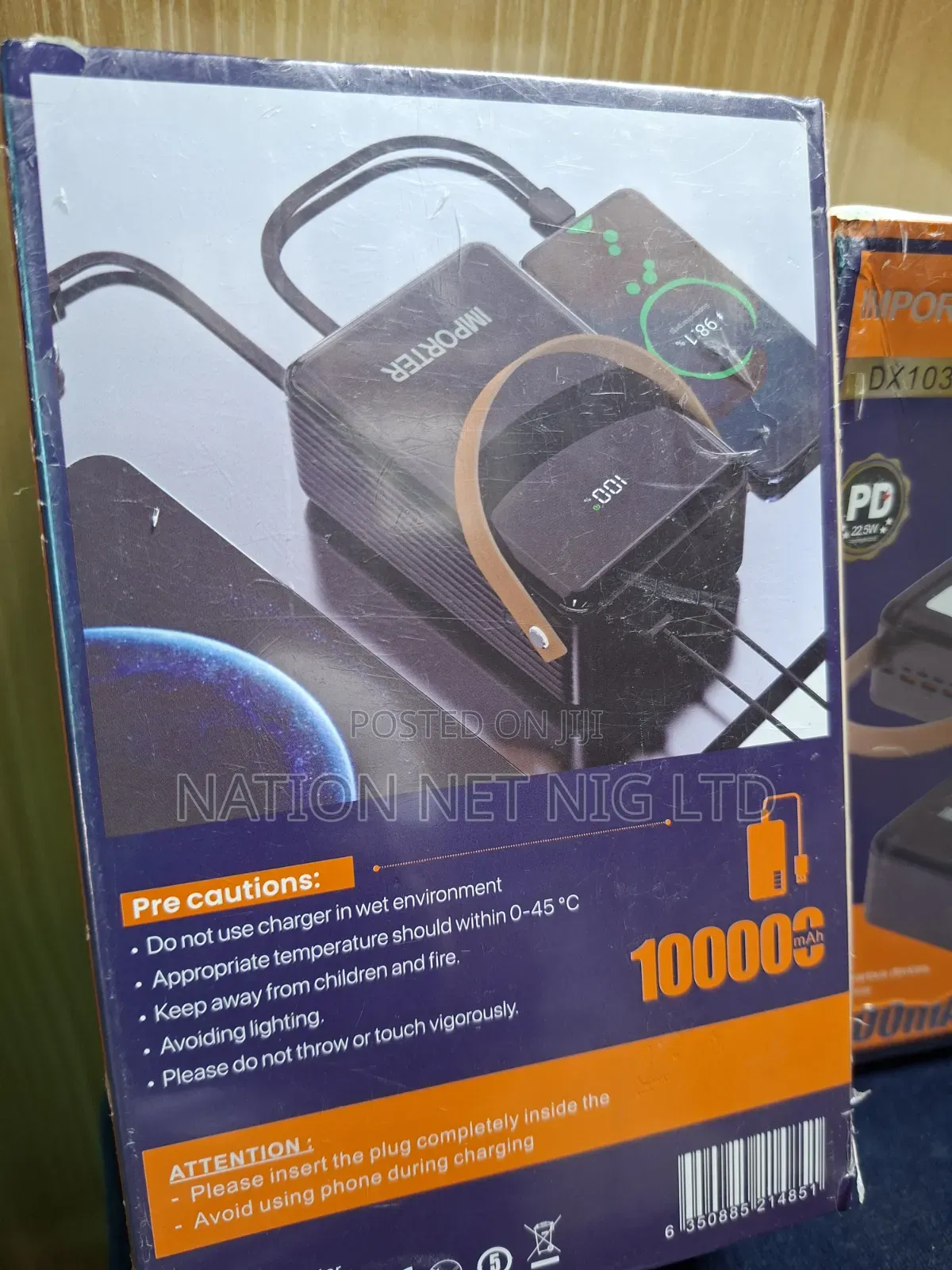 POWER BANK 100,000MaH 22.5w