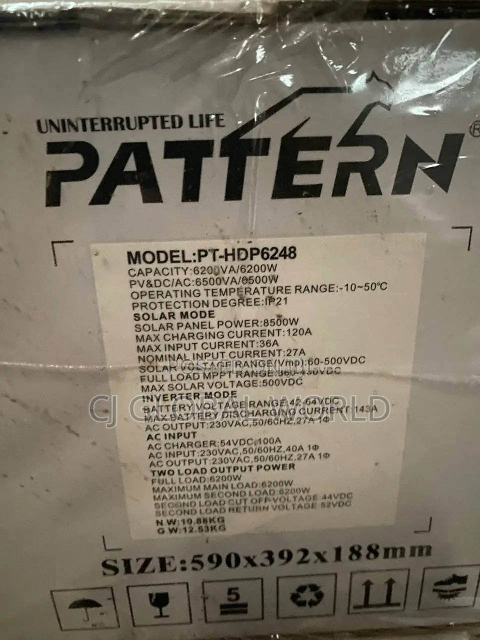 6.2Kva 48V Pattern Inverter Hybrid