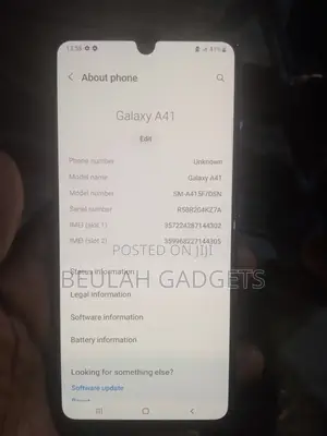 Samsung Galaxy A41 64 GB Blue