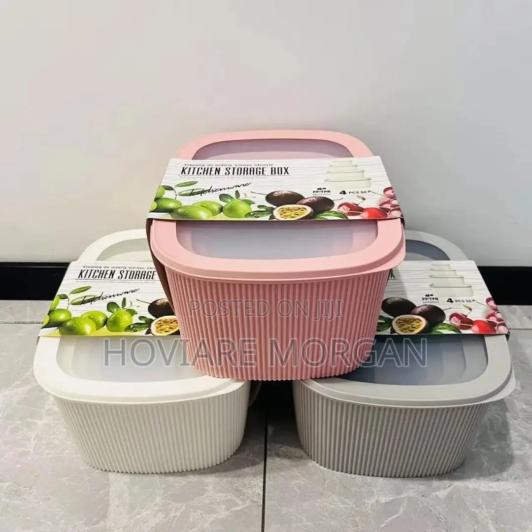 Airtight Stackable Plastic Food Container Set
