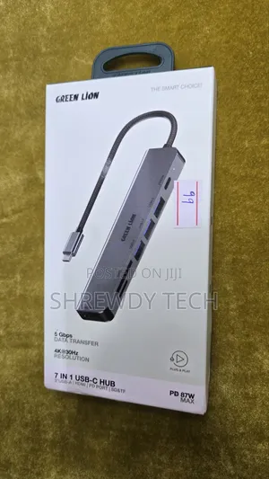 Green Lion 7in1 Dongle for Mac and Windows PC