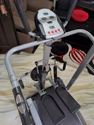 4 in 1 Manual Treadmill With Twister, Press Up Handles and Stepper