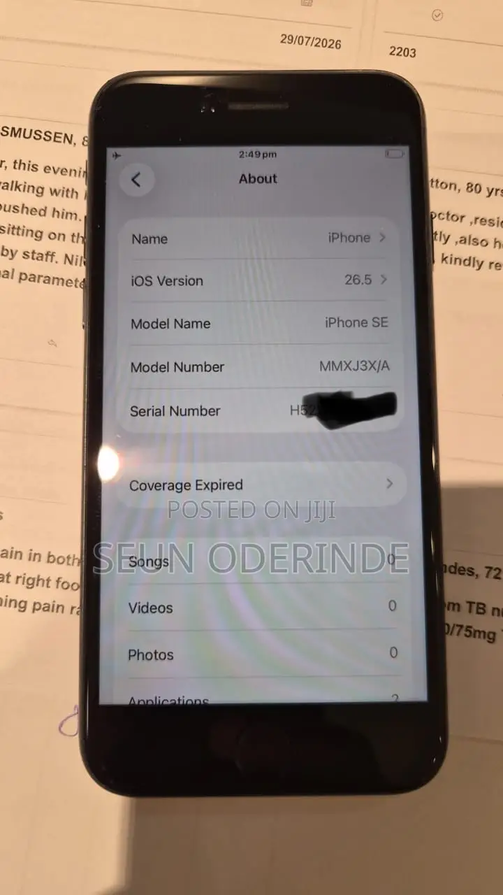 Apple iPhone SE (2022) 128 GB Black