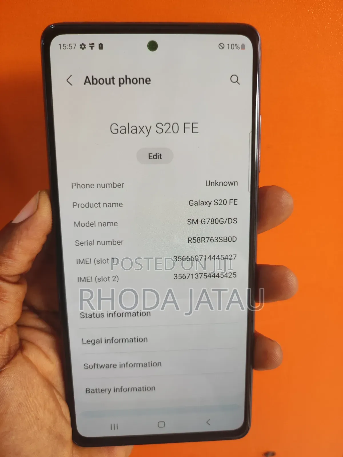 Samsung Galaxy S20 FE 128 GB Blue