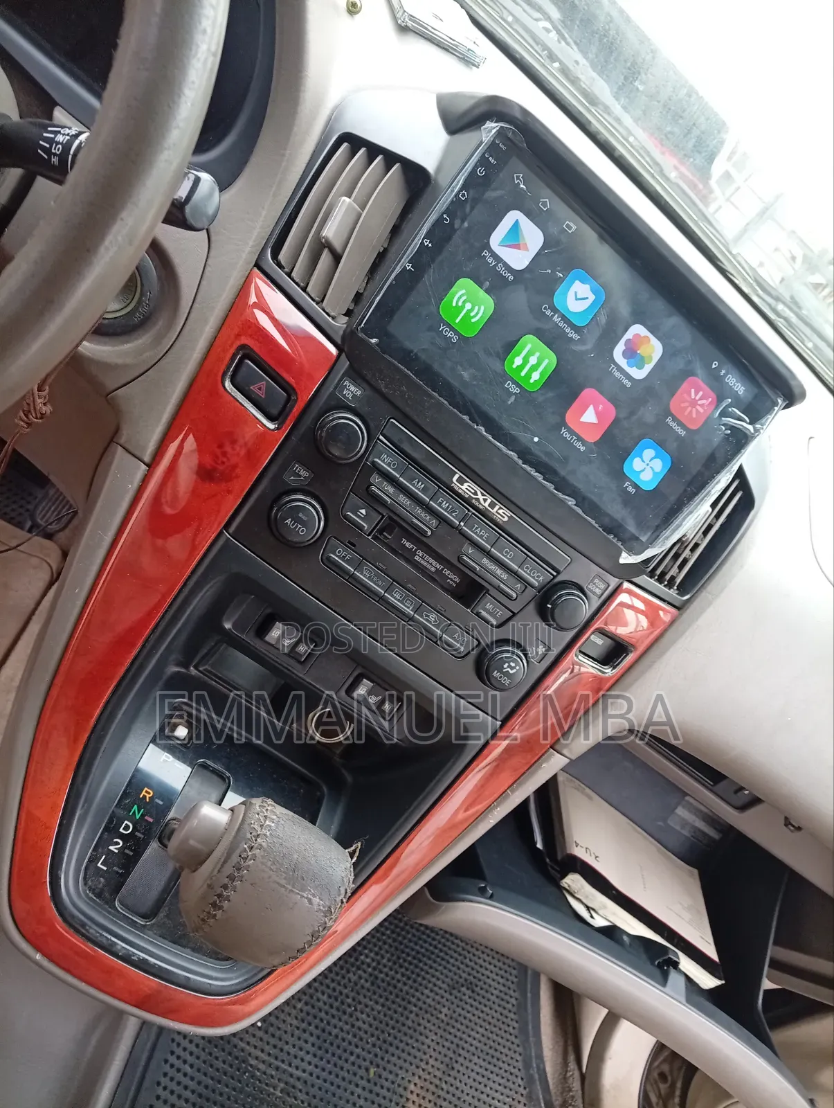 Rx 300 Android With Reverse Camera