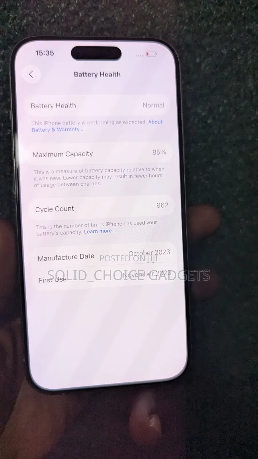 Apple iPhone 15 Pro 128 GB Silver