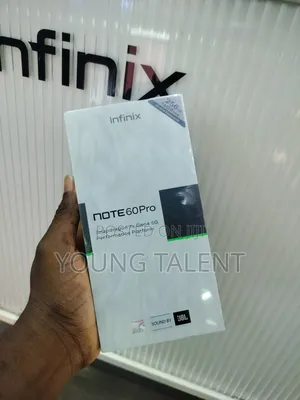 New Infinix Note 60 Pro 256 GB Black