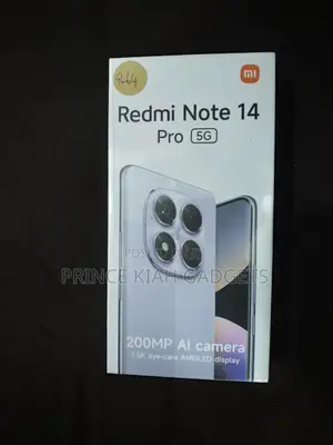 New Xiaomi Redmi Note 14 Pro 5G 256 GB Black