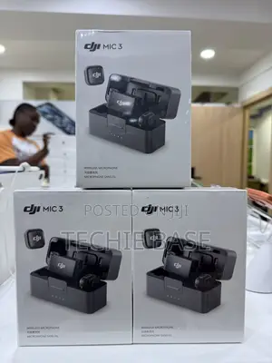 DJI Mic 3 (2TX + RX + Charging Case)