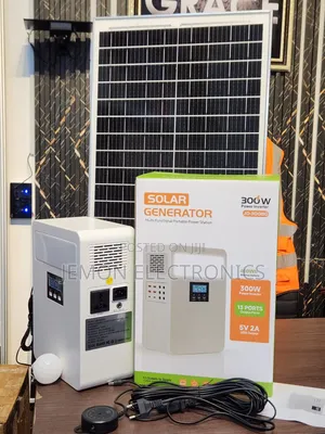 300w Lithium Battery Solar Generator With Solar Panel