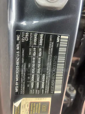 Mercedes-Benz M Class 2012 Gray