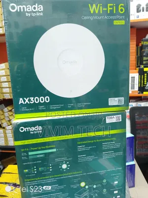 Tplink EAP650 Ax3000 Omada Wifi 6 Ceiling Mount Access Point