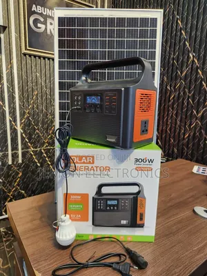 Powerful 300w All in One Solar Generator