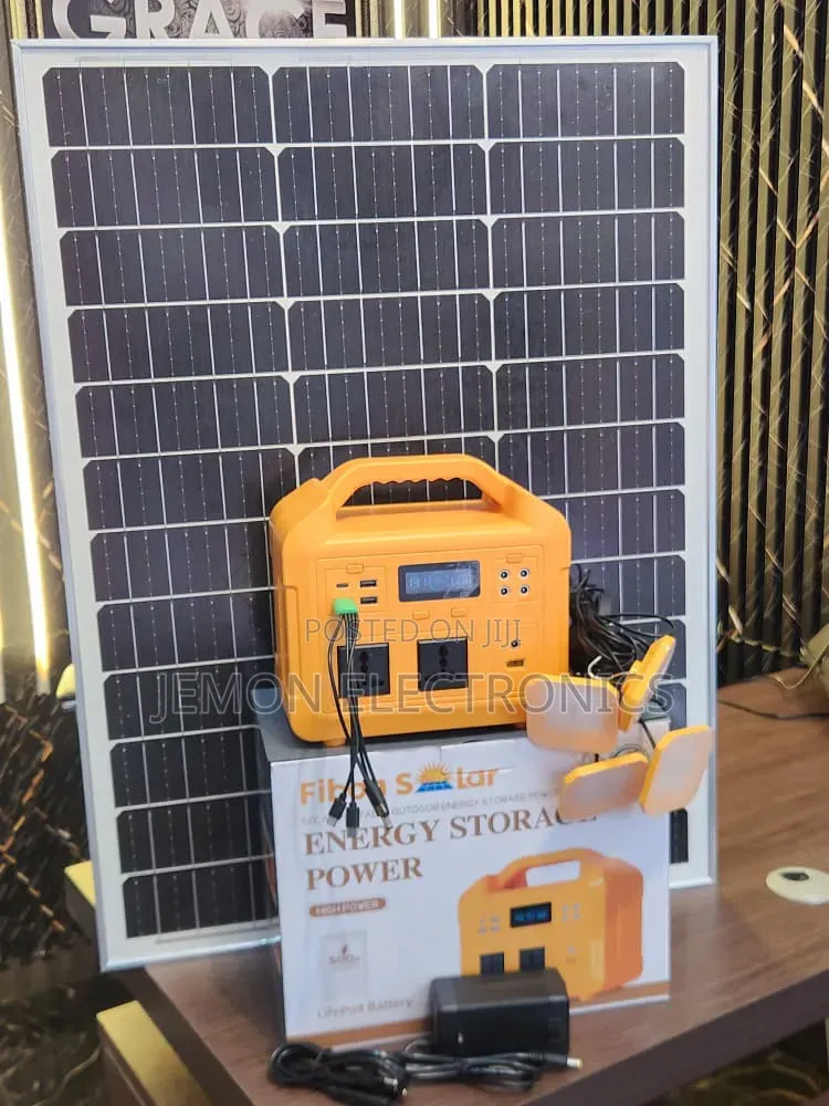 500w Solar Generator With 100w Solar Panel