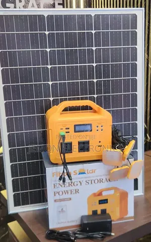 Original 500w Solar Generator With 100w Solar Panel and 4bulb