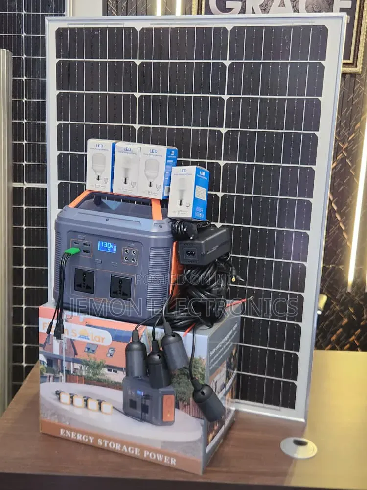 550w Solar Generator With 100w Solar Panel