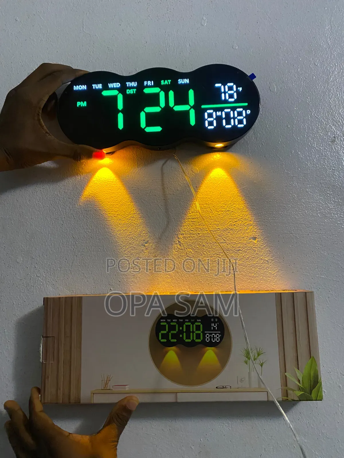 Digital Wall Clock