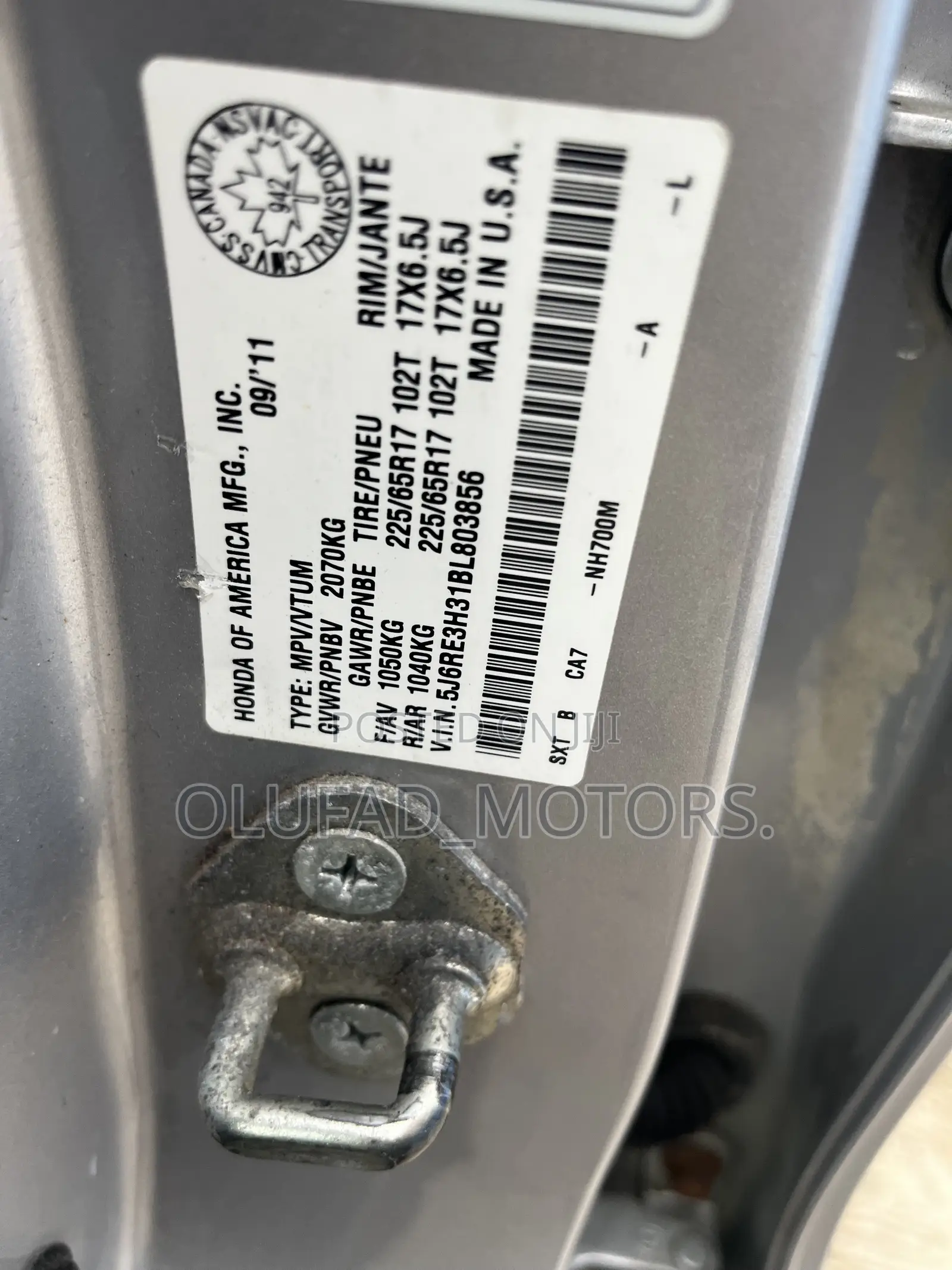 Honda CR-V 2011 Silver