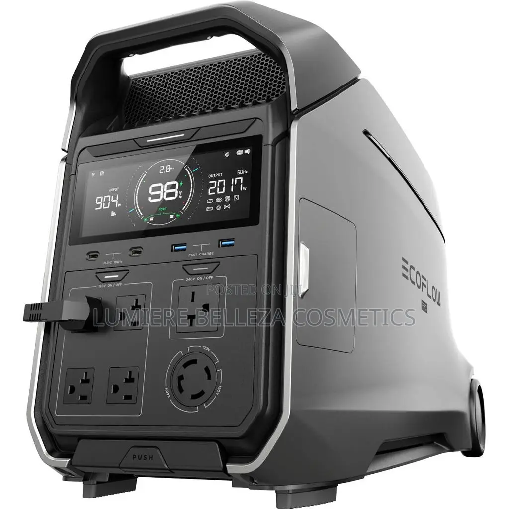 EcoFlow DELTA Pro 3 Solar Generator – Home Business Power Solution