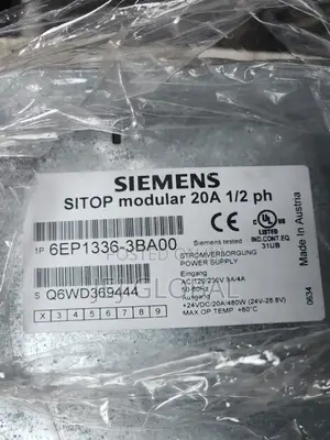 Siemens Sitop 20a Industrial Power Supply – 480w, 24vdc