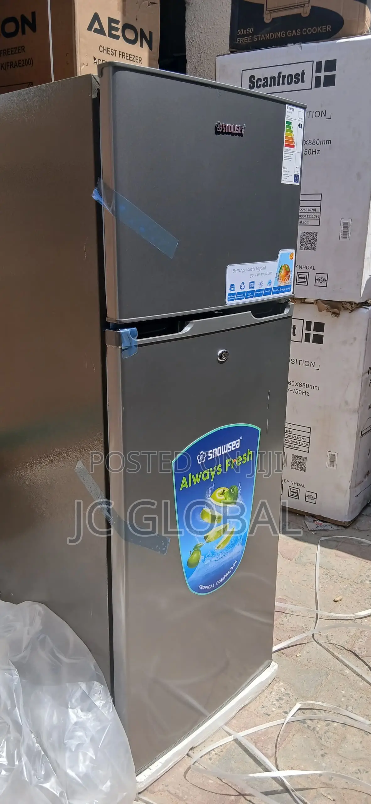 Original Snowsea Double Doors Refrigerator