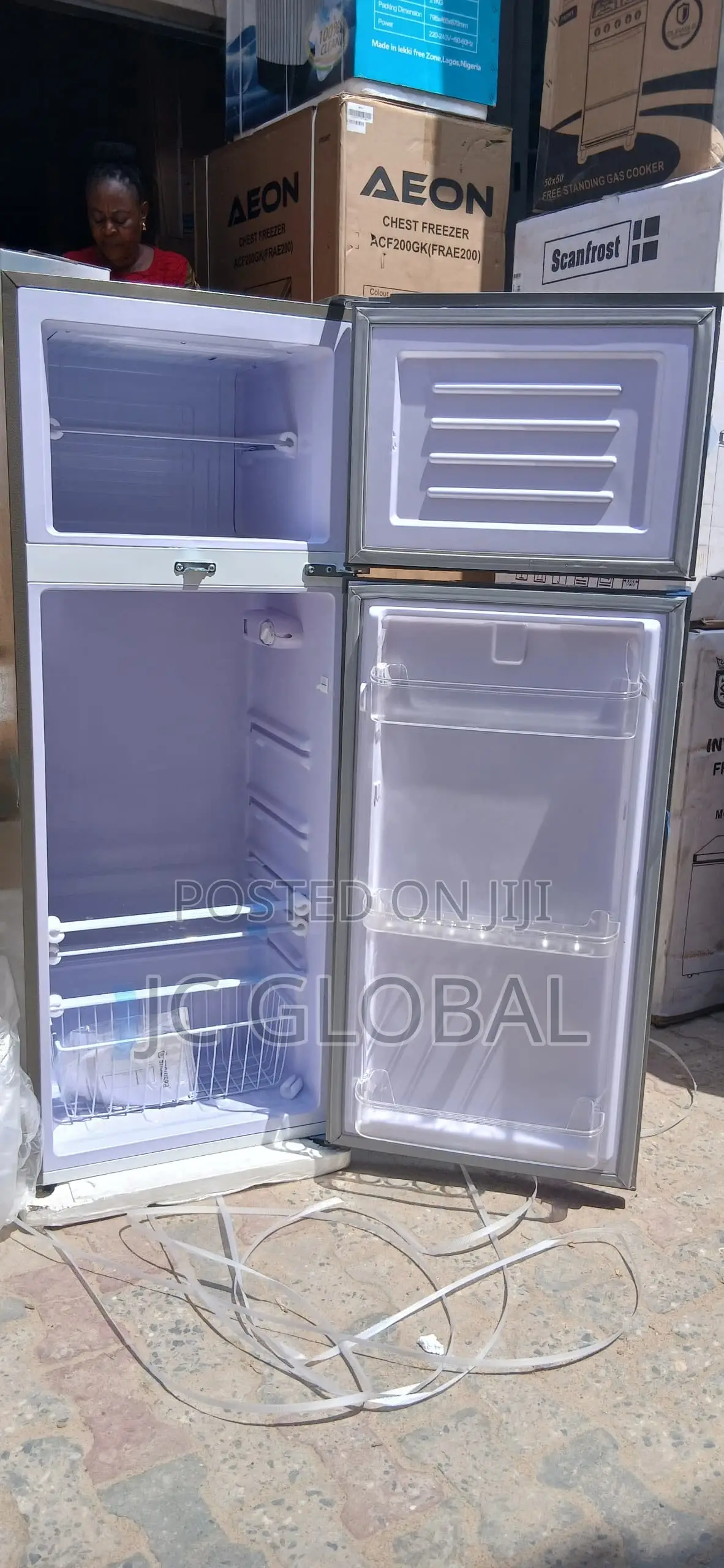 Original Snowsea Double Doors Refrigerator