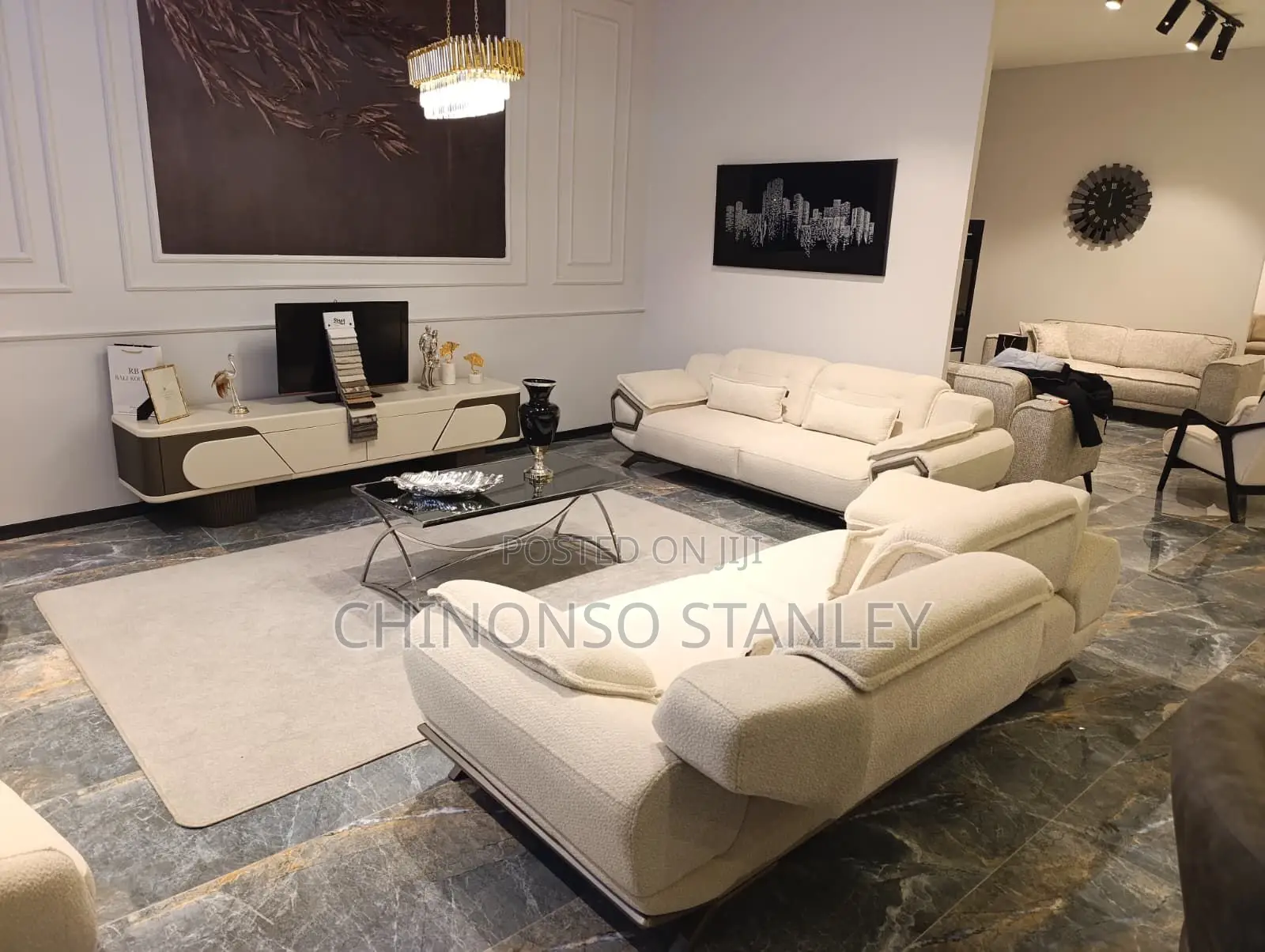Contemporary Luxury Sofa Set H2 8
