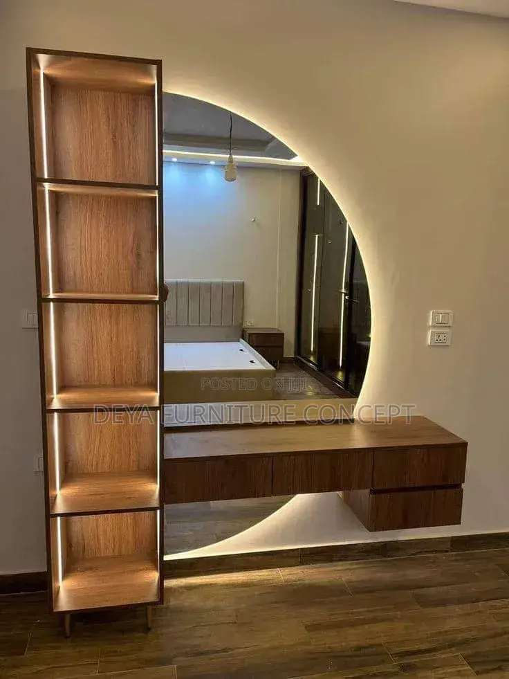 Chairs Bed Walldrop and Kitchen Cabinet