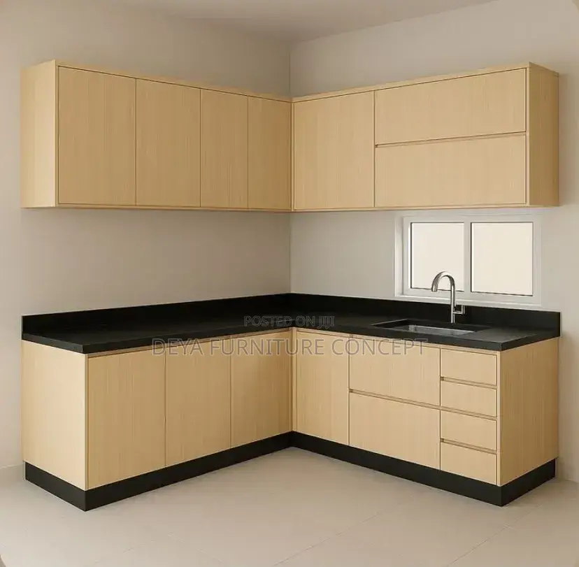 Chairs Bed Walldrop and Kitchen Cabinet
