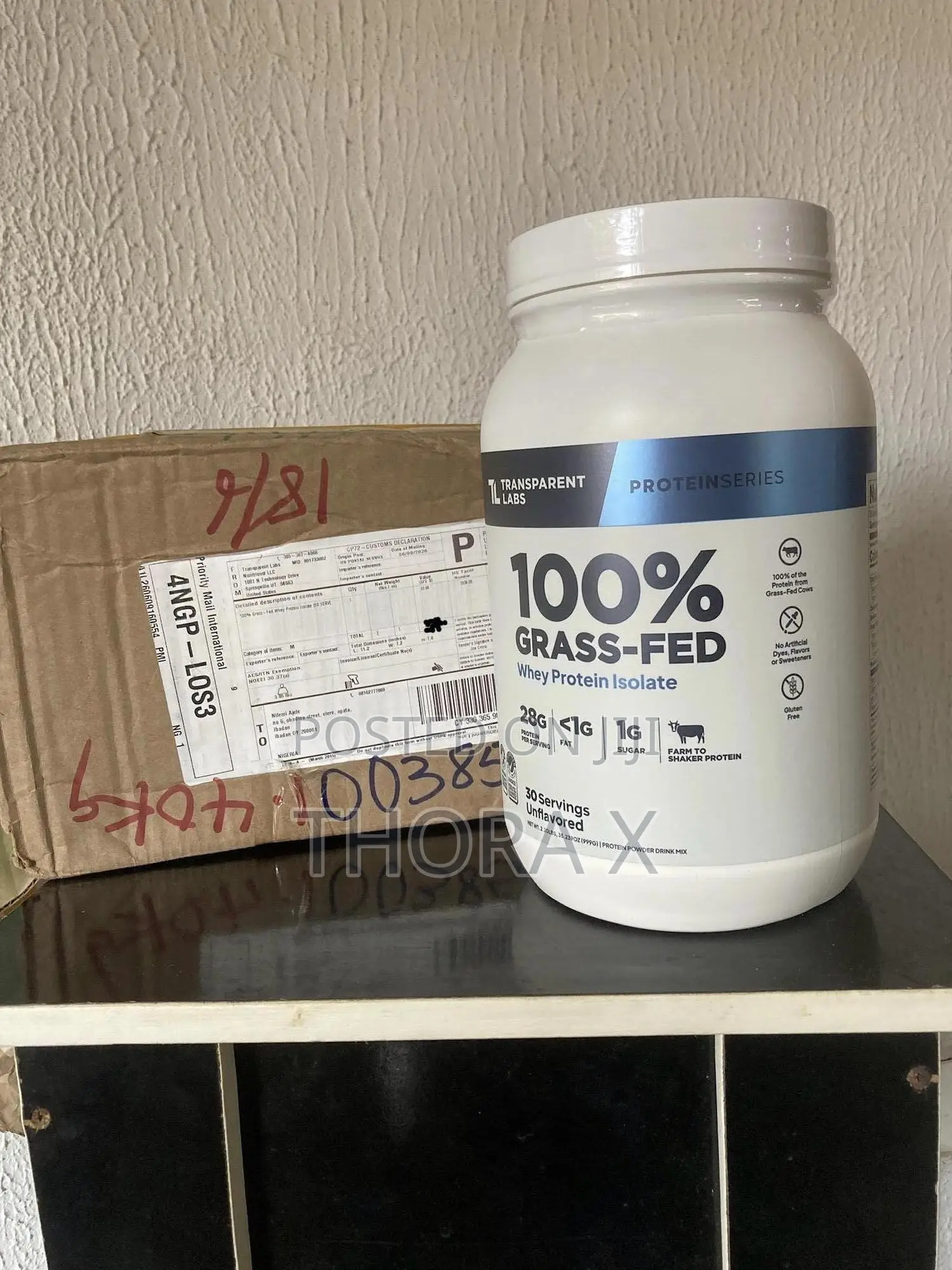 Transparent Labs Grass-Fed Whey Protein Isolate
