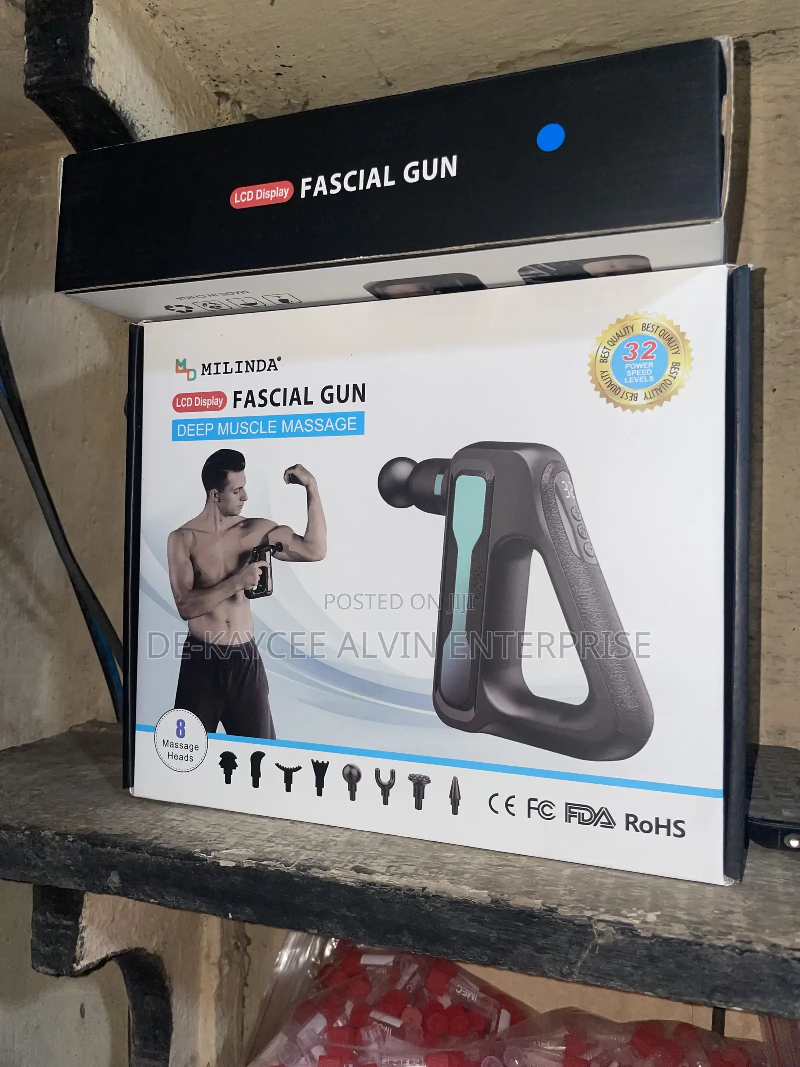 8 Head Massage Gun