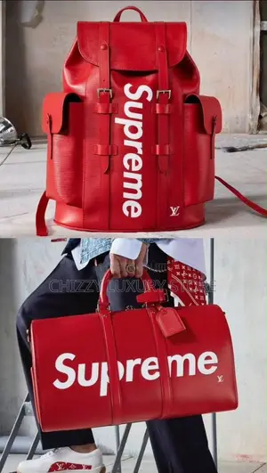 Supreme Quality Luxury Men Genuine Leather Backpack