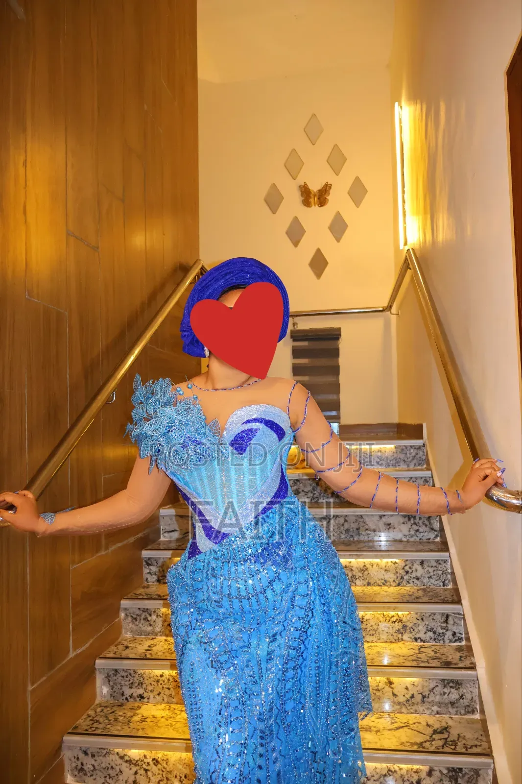 Beaded Gown Without the Dripping