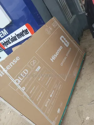 Original Qled 6 Hisense 85 Inches TV With Warranty 2yrs