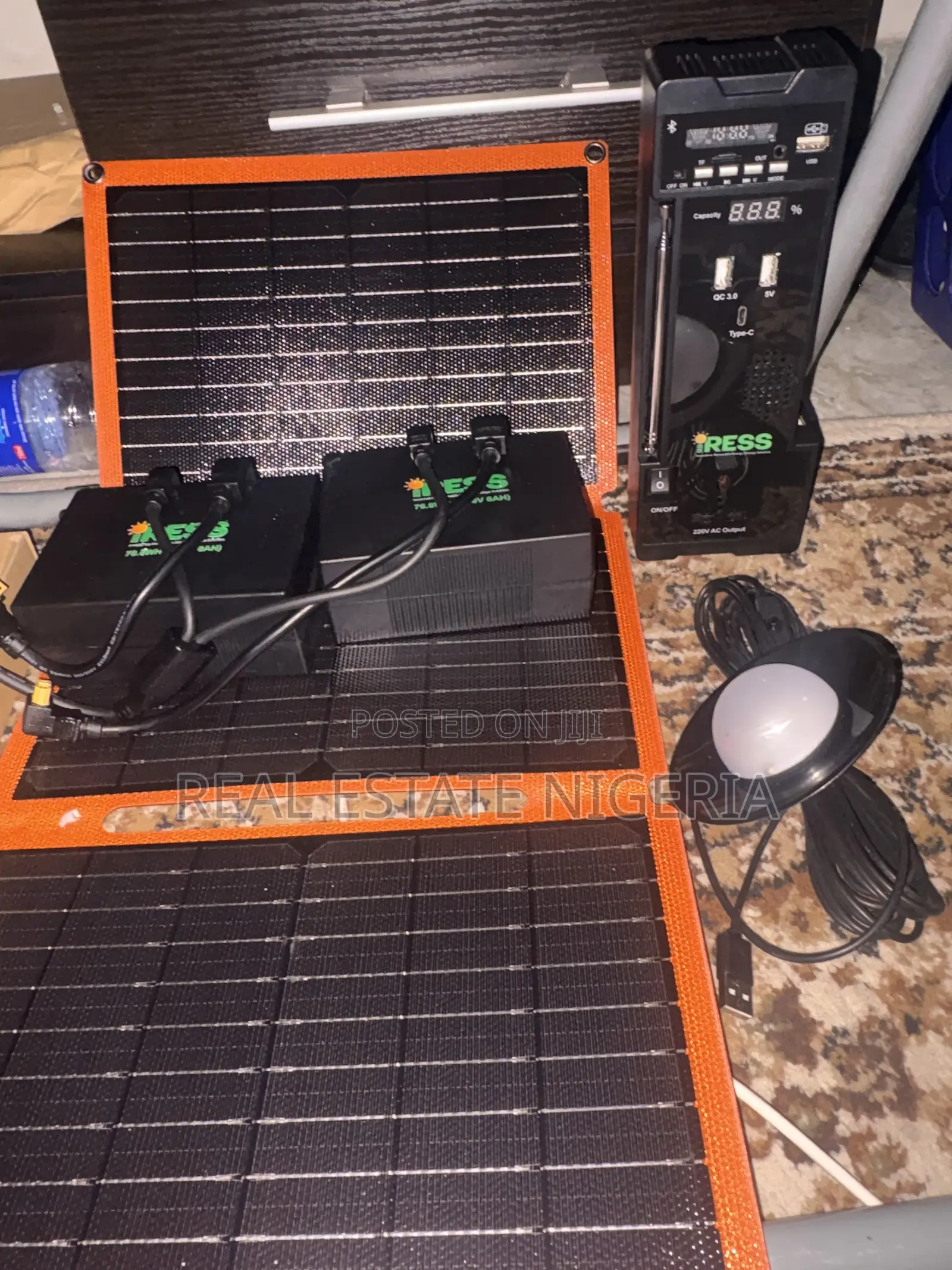 Solar Panel and Battery