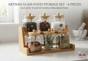6-Piece Glass Food Storage Set