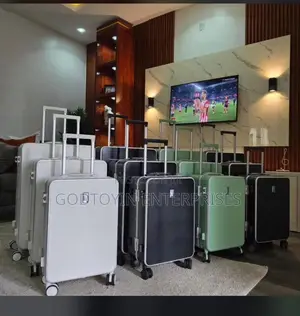 A Set of Hard-Shell Spinner Suitcases