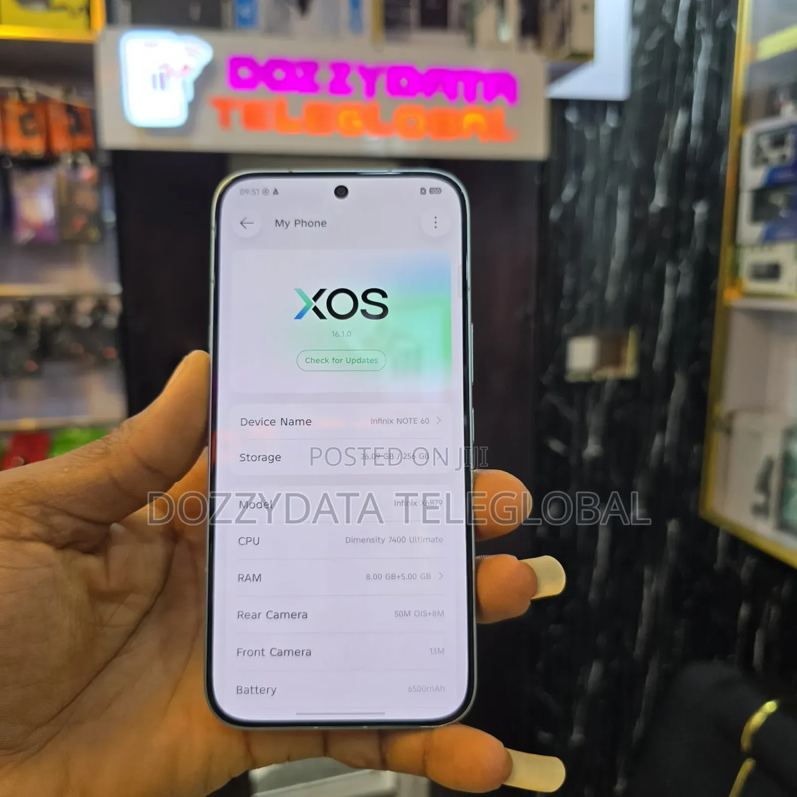 Infinix Note 60 256 GB Gray