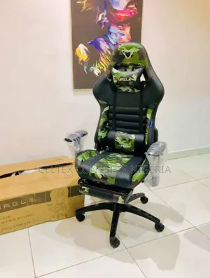 Green and Black Colour Gaming Chair