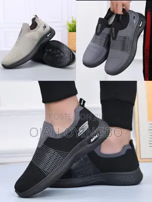 Brand New Men's Slip-on Sneakers – Lightweight Breathable Walking