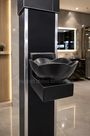 Luxury Matte-Black Dinning Wash Hand Basin