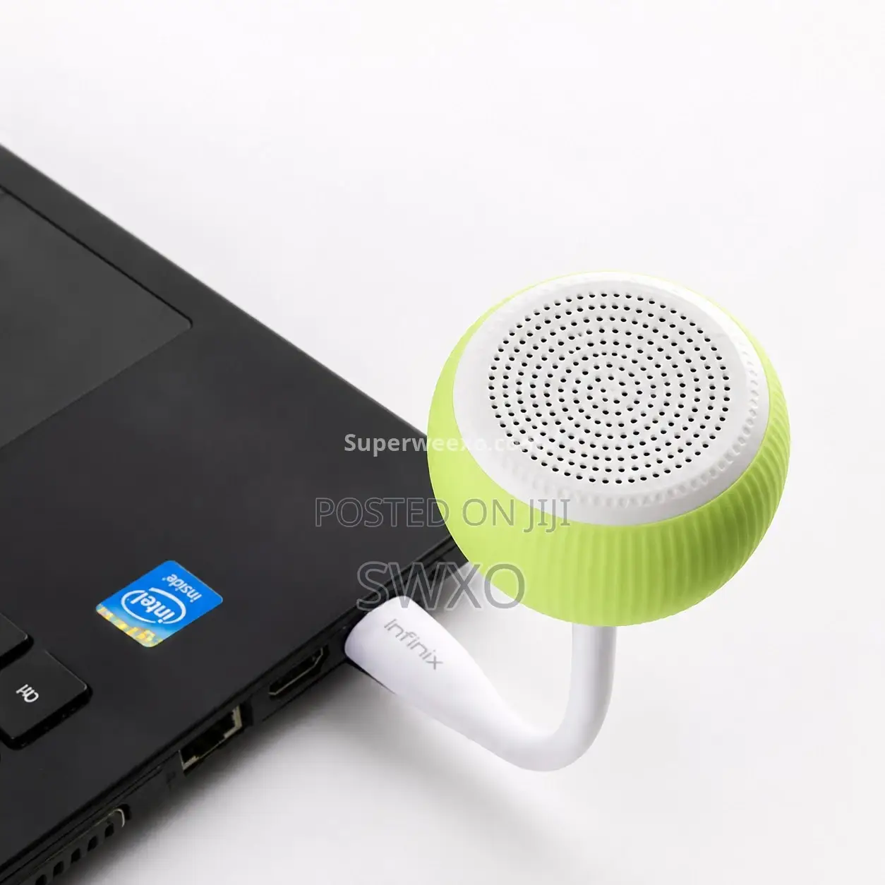 Infinix Portable USB Speaker, Plug N Play, Brand New