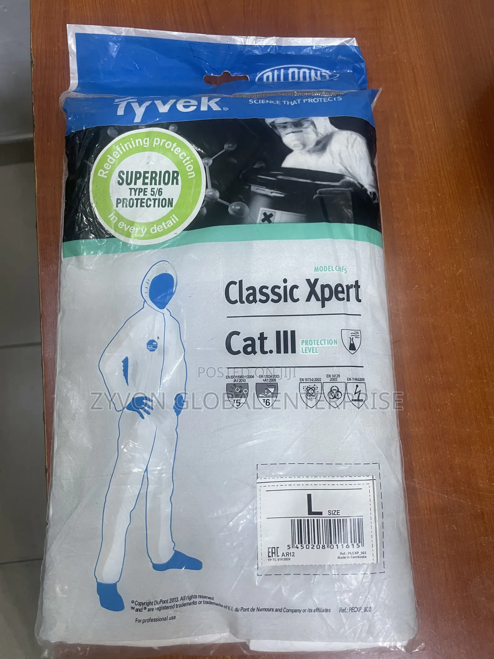 Tyvek Disposable Coverall