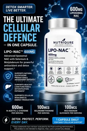 LIPO-NAC Liposomal NAC for Antioxidant, Liver Respiratory Health