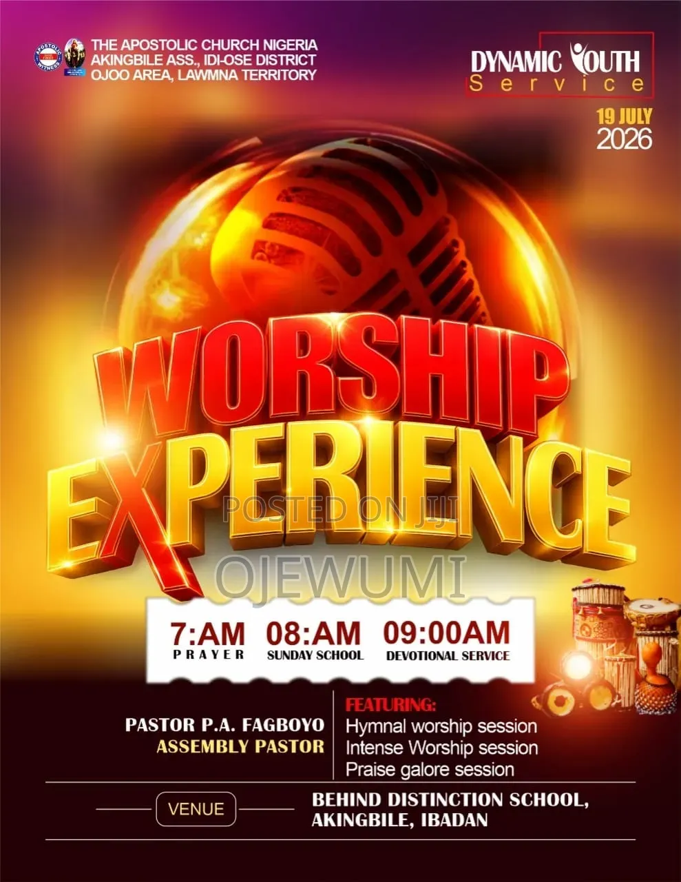 Top-Notch Flyer Designs Video Adverts for Churches Brands