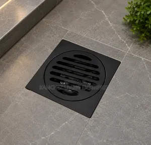 Black Floor Drain Steel