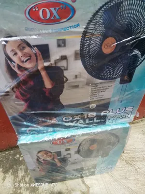 OX 18" Plus Wall Fan – Perfect for Home, Office Shop