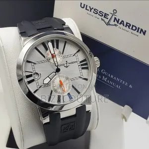 Original Ulysse Nardin Rubber Strap Watch 100% Authentic Guaranteed