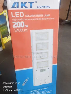 Akt 200wats Solar Street Light
