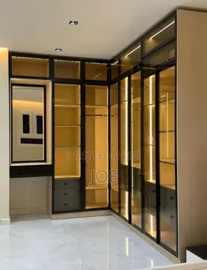 Modern Glass Door Wardrobe
